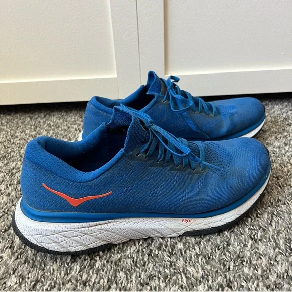Hoka One One Men’s Cavu 3 Profly Blue Running Lightweight Sneakers Size 9.5‎